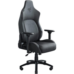 Razer Iskur Fabric Ergonomic Lumbar Support System Ultra Soft Spill Resistant Fabric Foam Cushions 4d Armrests Dark Gray ((open Box))