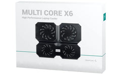 Deepcool Multi Core X6 Laptop Cooling Pad 15.6" Metal Mesh Panel 2x100mm & 2x140mm Fans