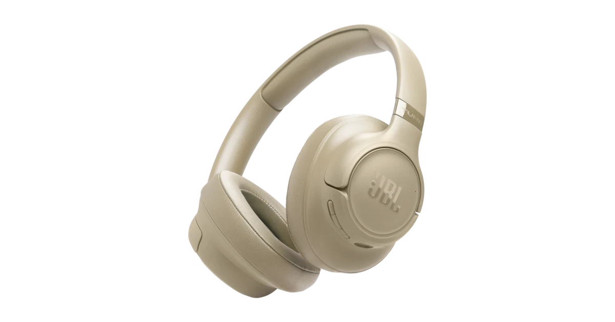 JBL Tune 730BT Wireless Over-Ear Headphones – Pure Bass Sound | 60H Battery | Beige
