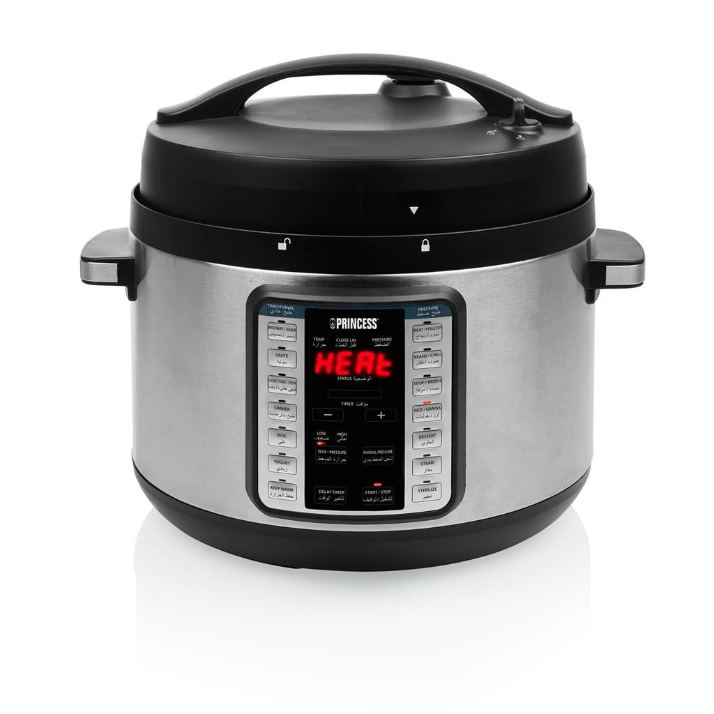 Princess Pressure Cooker, 10Lit, 1300Watts, Silver - 01.271967.28.001