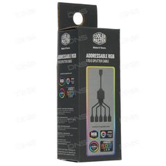 COOLER MASTER ADDRESSABLE RGB 1-TO-5 SPLITTER CABLE 58CM | 1-TO-5 SPLITTER | - CompuMe