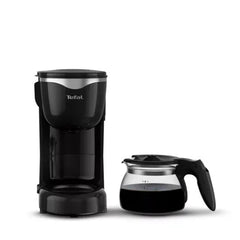 Tefal Filter Coffee Maker, 0.6Lit, Black - TECM340827