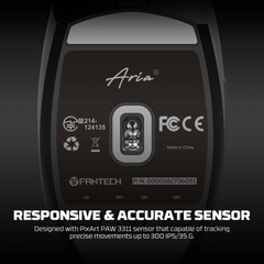 Fantech ARIA XD7E Wireless Gaming Mouse - White