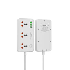 WIWU Wi-S005 EU 30W Cube Multiple Function GaN Power Strip 1C3A+3 sockets