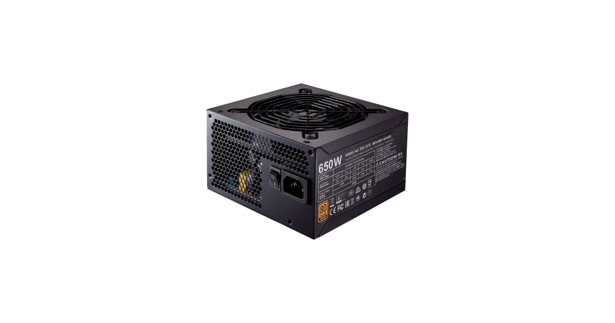 Cooler Master MWE Bronze 650 80 Plus Bronze Certified ATX PSU