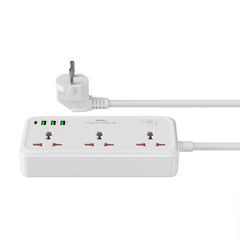 WIWU Wi-S005 EU 30W Cube Multiple Function GaN Power Strip 1C3A+3 sockets