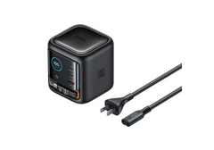 Mcdodo FreeGo Pro CH-139 - 100W Desktop Fast Charger, 2×Type‑C + 1×USB‑A + Built‑In 100cm Type‑C Cable, Smart Digital Display - 18 Months Warranty