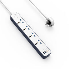 "WIWU Wi-S007 EU 8 in 1 20W GaN Power Strip 2C+2A+4AC 2M"