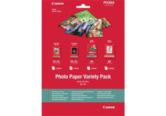Canon VP-101 Photo Paper Variety Pack 4x6 and A4 for Ink & Ink Tank - 20 Sheets