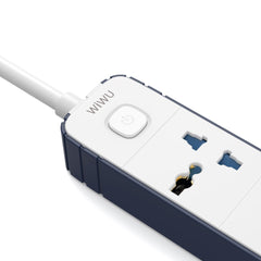 "WIWU Wi-S007 EU 8 in 1 20W GaN Power Strip 2C+2A+4AC 2M"