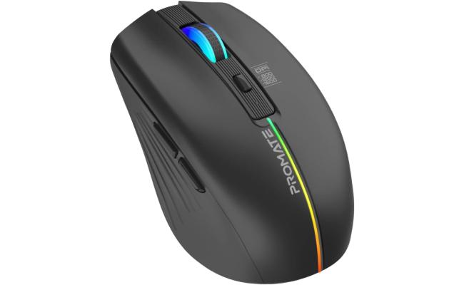 Promate RGB wireless gaming mouse for computer setup