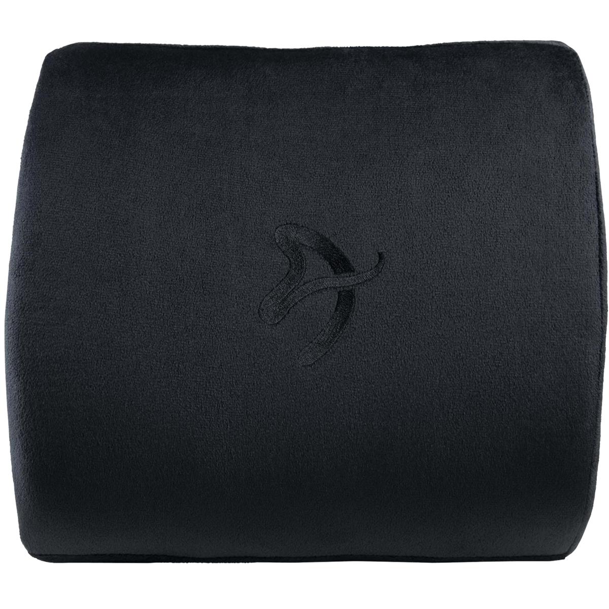 Arozzi Lumbar Support Pillow High-quality Material & Memory Foam Universal & Portable - Black Velour