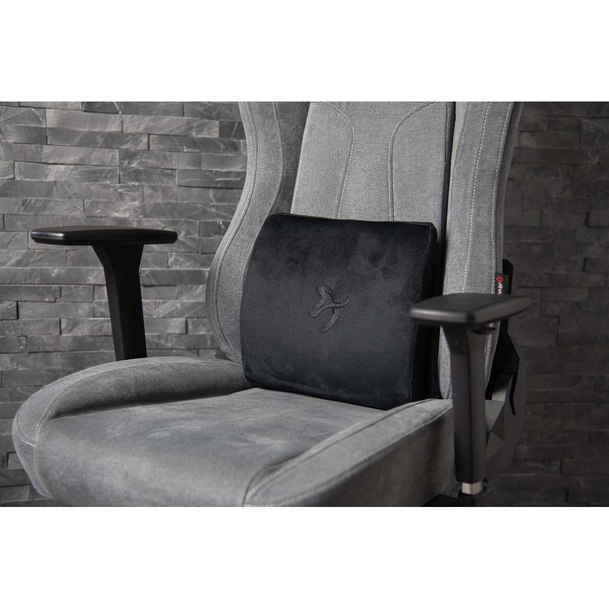 Arozzi Lumbar Support Pillow High Quality Material & Memory Foam Universal & Portable Black Velour Arozzi Lumbar Support Pillow High Quality Material & Memory Foam Universal & Portable Black Velour