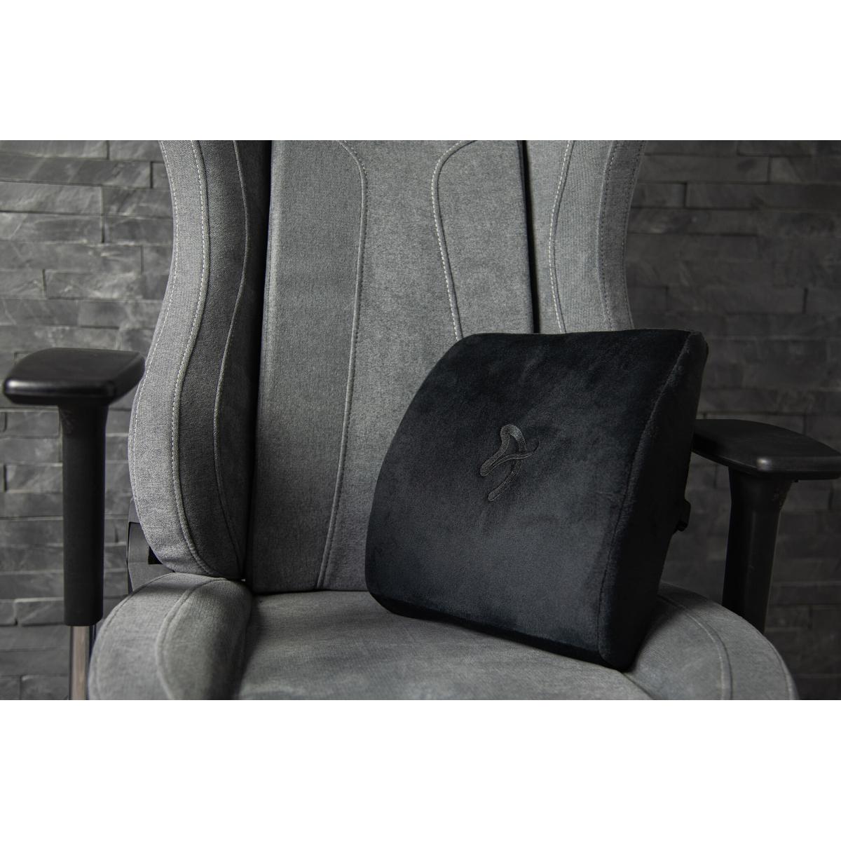 Arozzi Lumbar Support Pillow High Quality Material & Memory Foam Universal & Portable Black Velour Arozzi Lumbar Support Pillow High Quality Material & Memory Foam Universal & Portable Black Velour