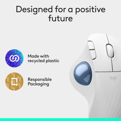 Logitech Ergo M575s Wireless Trackball Ergonomic Mouse