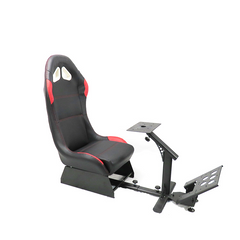 Folding steering wheel stand with gear shifter holder simple racing seat simulator