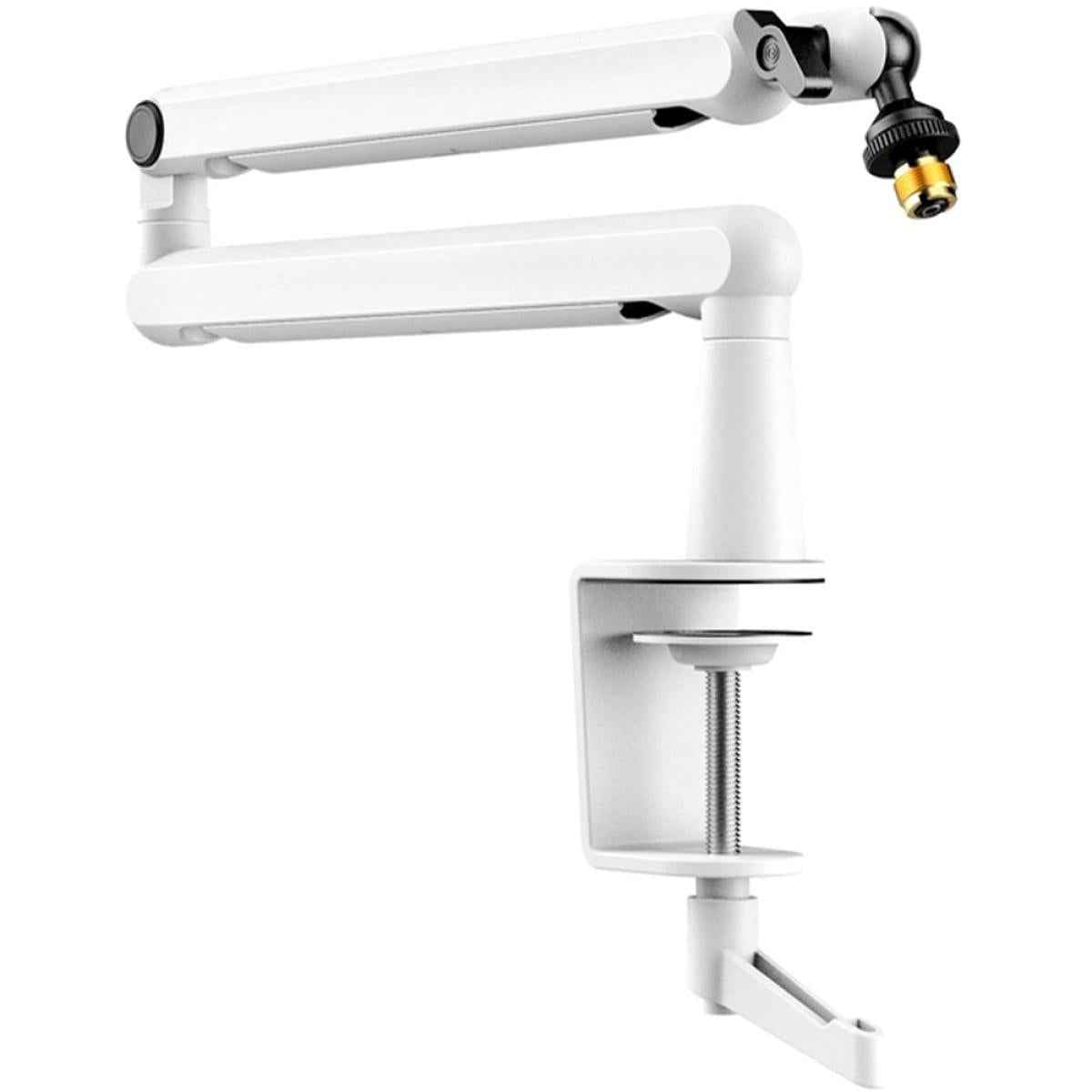 Fifine BM88W Low-profile Microphone Arm Stand With Cable Channeling, Handling Max 1.5kg Mics For Streaming, Podcasting (White) | BM88W |