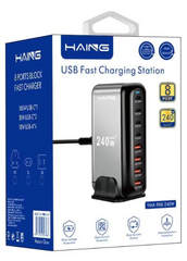 HAING USB Fast Charging Station 240W YMX-908-240W