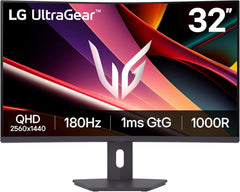 LG 32G600A-B UltraGear 32-inch QHD 2K 180Hz 1ms AMD FreeSync Gaming Monitor
