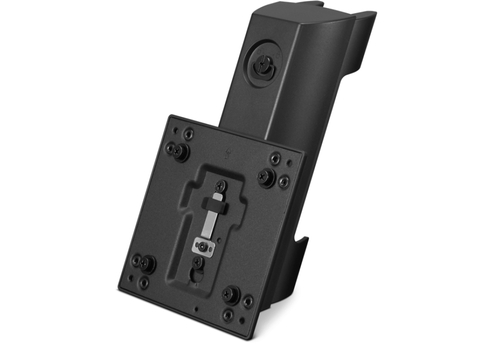 Lenovo ThinkCentre Tiny Clamp Bracket Mounting Kit III – Secure Mount for Tiny PCs, VESA Compatible, Matte Black Metal