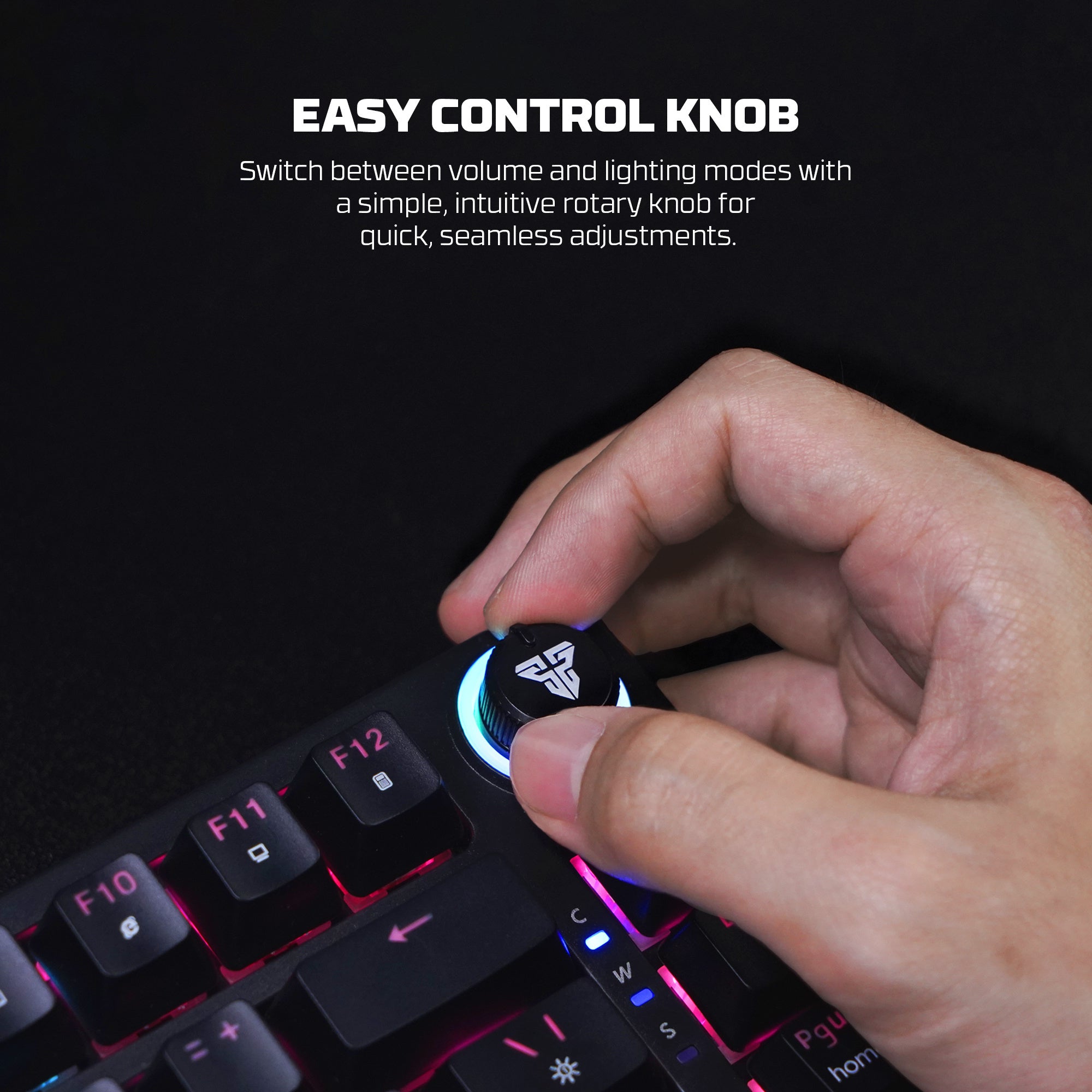 Fantech RGB mechanical gaming keyboard for computer setup