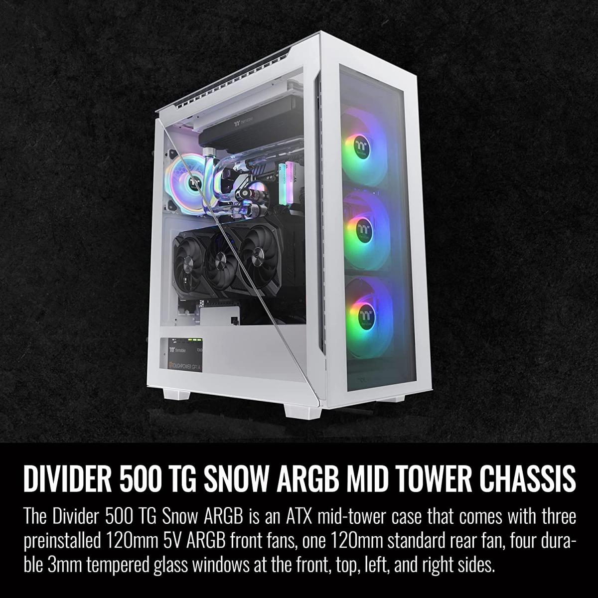 Thermaltake ARGB gaming for electronics hardware