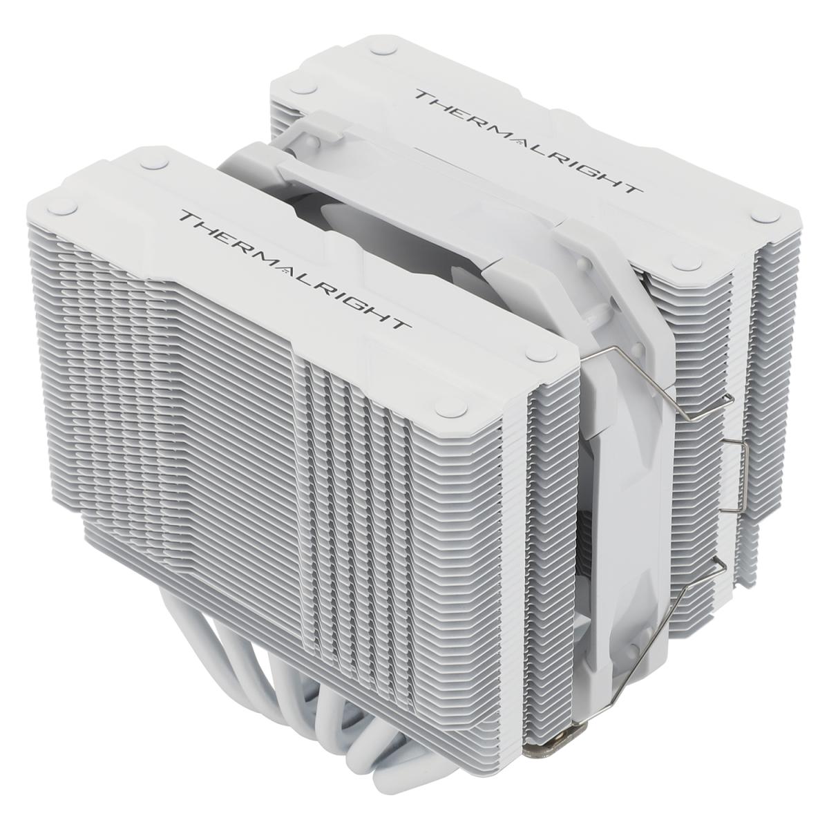 Thermalright Peerless Assassin 120 MINI WHITE CPU Air Cooler, Dual Tower w/ 6x 6mm Heat Pipes & High Performance Single Fan | Peerless Assassin 120 MINI WHITE | - CompuMe