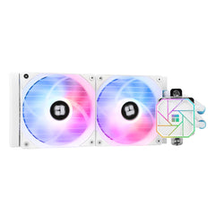 Thermalright Aqua Elite 240 White V3 ARGB CPU Liquid Cooler, High Performance AIO w/ 2x TL-C12W-S V2 Fans, LGA1700