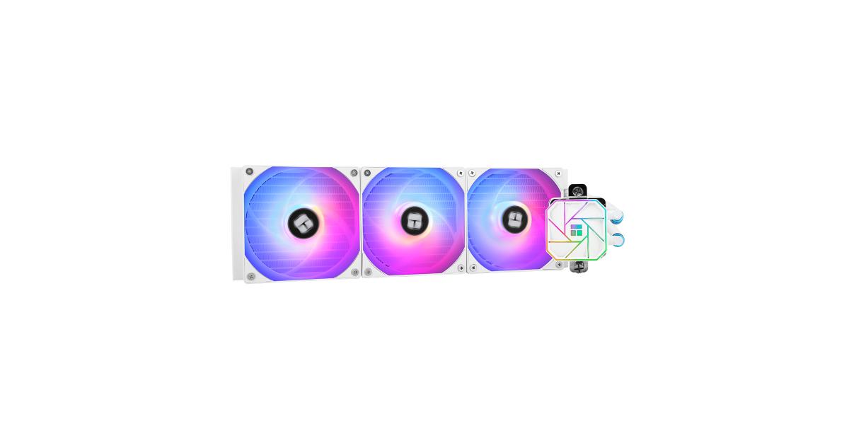 Thermalright Aqua Elite 360 White V3 ARGB CPU Liquid Cooler, High Performance AIO w/ 3x TL-C12W-S V2 Fans, LGA1700