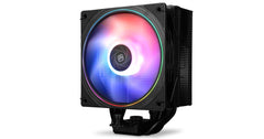 Thermalright Assassin Spirit 120 EVO BLACK ARGB Fully Black CPU Air Cooler, Single Tower w/ 4x 6mm Heat Pipes & High Performance Single Fan, LGA1700