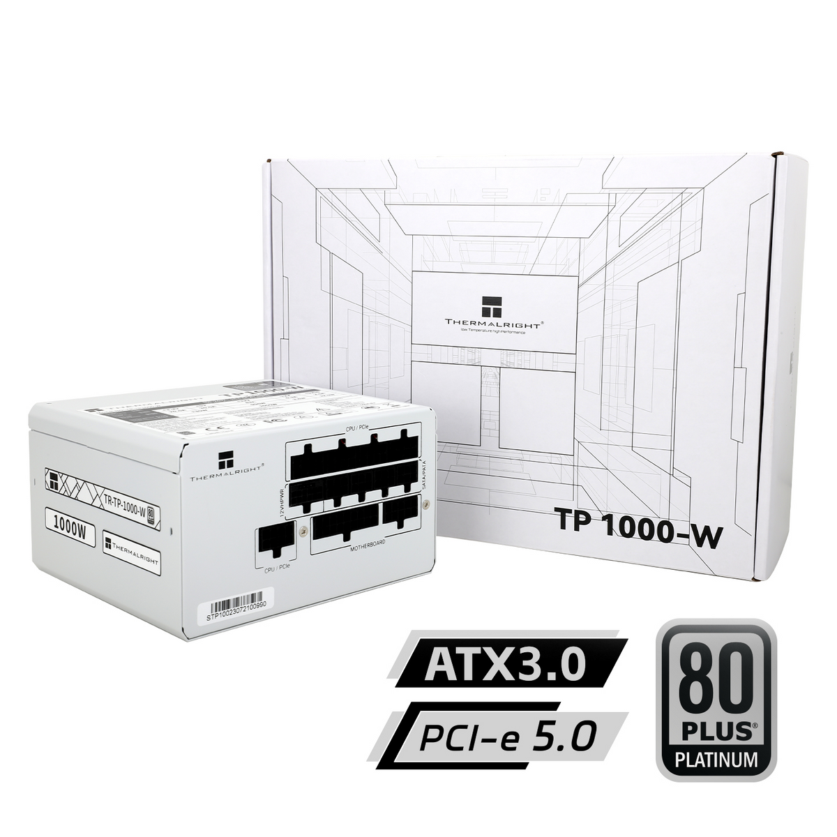 Thermalright TP1000 1000W Full Modular 80 PLUS Platinum - White