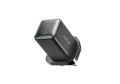 JOYROOM JR-TCG18 GaN 65W Charger, PC fireproof material, fast charging USB-C, EU,UK - Black