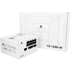 Thermalright (TG-1200-W) Gold 1200W (ATX 3.0) PCIE 5.0 (12VHPWR) 80 Plus Gold Full Modular, Smart Fan - Power Supply (White) | TG-1200-W | - CompuMe