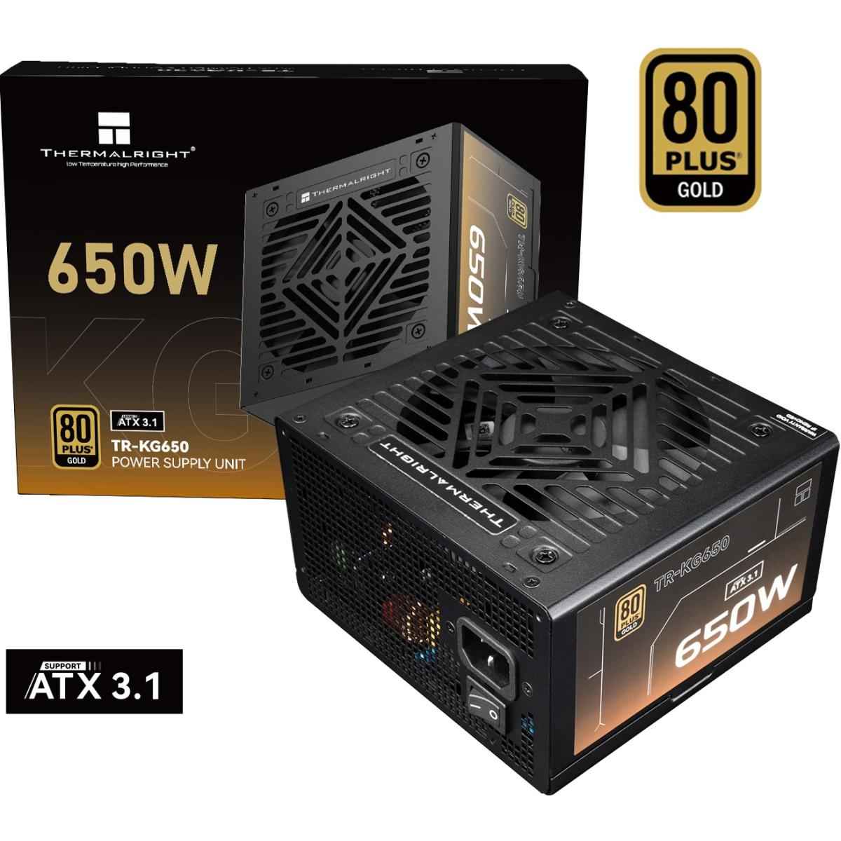 Thermalright (KG-650) Gold 650W (ATX 3.1) 80 Plus Gold Full Modular, Smart Fan - Power Supply | KG-650 |
