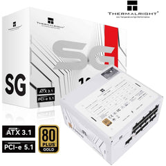 Thermalright (SG-1000-W) Gold 1000W (ATX 3.1) (PCIe 5.1) 80 Plus Gold Full-Modular, Smart Fan - Power Supply (White) | SG-1000-W |