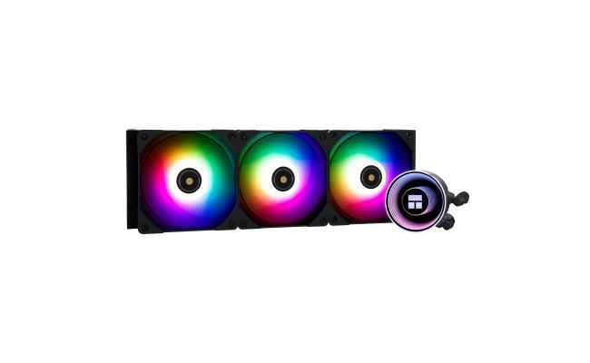 Thermalright Frozen Notte 360 BLACK ARGB CPU Liquid Cooler, Extreme Performance AIO w/ 3x TL-E12B-S Fans, LGA1700