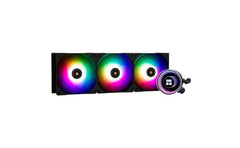 Thermalright Frozen Notte 360 BLACK ARGB CPU Liquid Cooler, Extreme Performance AIO w/ 3x TL-E12B-S Fans, LGA1700