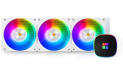Thermalright Frozen Horizon 360 WHITE ARGB CPU Liquid Cooler, High Performance AIO w/ 3x TL-B12W-S