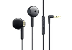 Joyroom JR-EW05 Wired Series Half In-Ear Wired Earphones - Black