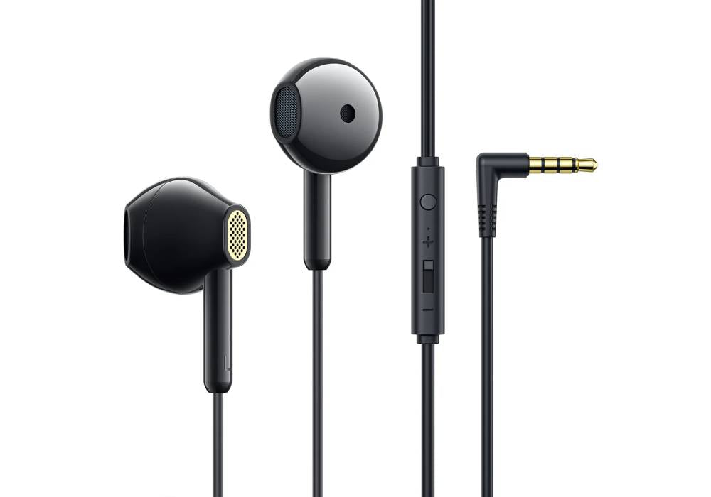 Joyroom JR-EW05 Wired Series Half In-Ear Wired Earphones - Black