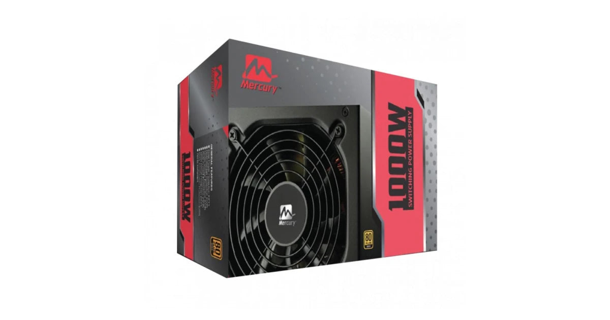 MERCURY Power Supply M1000-GSM 1000W 80 Plus gold certified