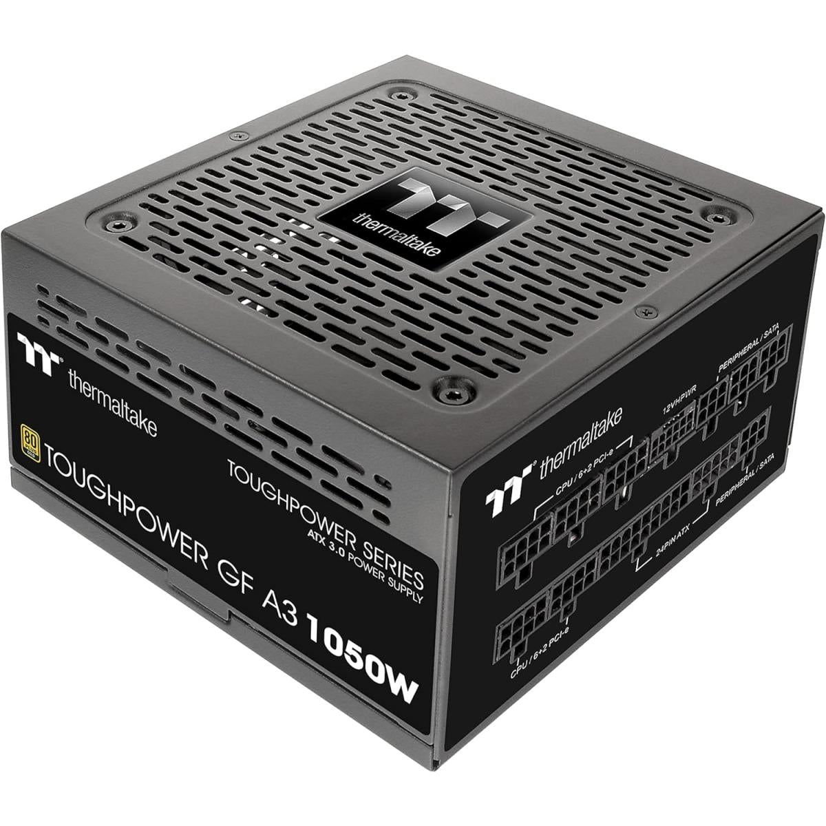 Thermaltake Toughpower Gf A3 1050w 80+ Gold Full Modular True 600w 12vhpwr Conneors Atx 3.0 Pci E 5.0 Premium Edition - CompuMe
