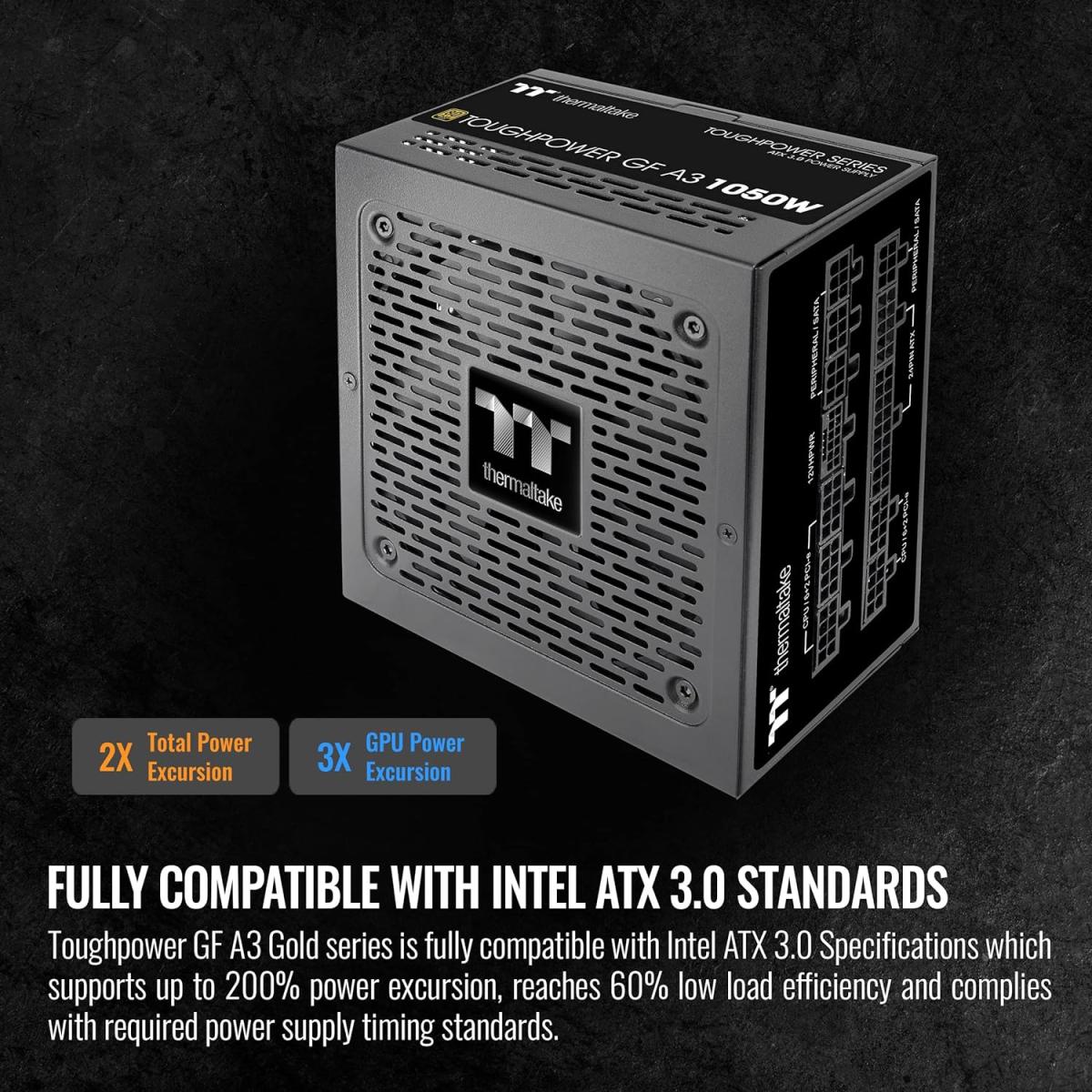 Thermaltake PCIe power supplies for electronics hardware