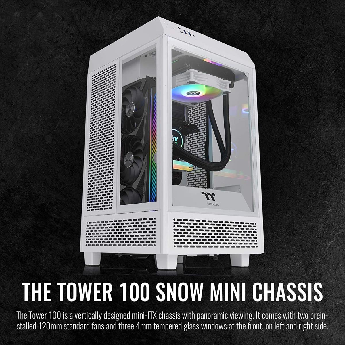 Thermaltake PC case for desktop computer builds and component installation