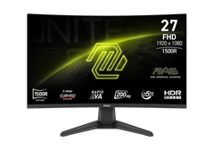 Gaming Monitor MSI MAG 276CF E20, Curve 1500R 27" FHD, 200 Hz, 0.5ms Rapid VA, HDR Ready, AMD FreeSync™, Black / 3 Years Warranty