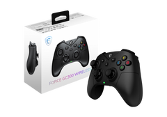 MSI Force GC300 W Gaming Wireless & Bluetooth Rechargeable Dual Vibration Dynamice Haptic Feedback 2-level Hall Effect Triggers, 2 Ergonomic Rear Buttons Gaming Controller for PC & Android