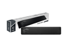 MSI VIGOR WR01 Wrist Rest - Keyboard Wrist Pad, Cooling Gel & Memory Foam Support with Ice Silk Lycra Upholstery & Antibacterial Coating, Inclined Profile, Anti-Slip Rubber Base - 432 x 86 x 25mm