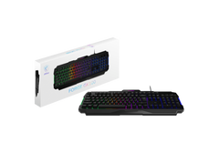 MSI RGB gaming keyboard for computer setup