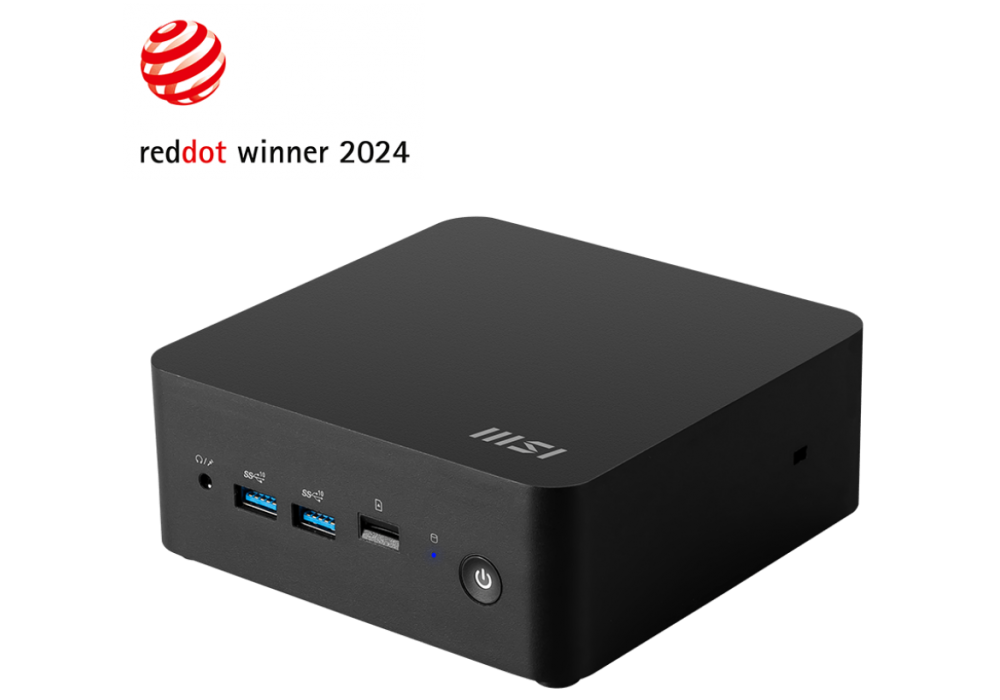 MSI Cubi 1M Mini PC NUC Intel Core 3 100U Customized Ram up to 64 GB Customized Storage HDD or SSD Two Thunderbolt™ 4, Dual 2.5G LAN & dTPM support - 3 Year Warranty