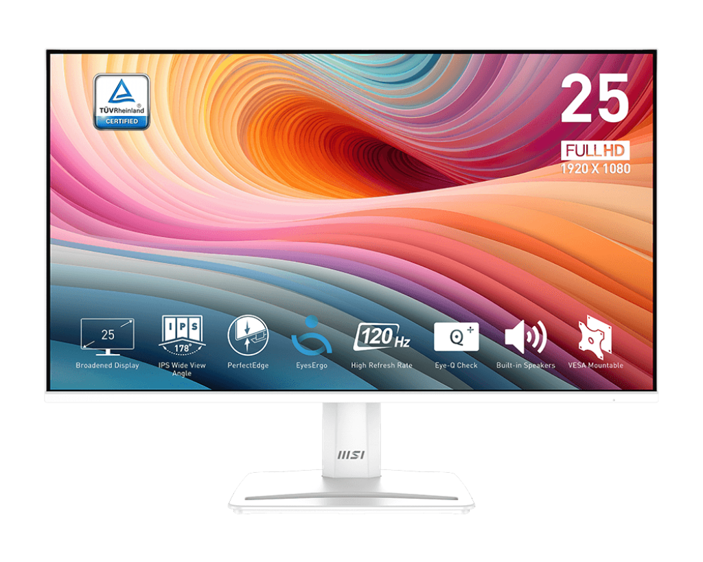 MSI PRO MP251W E2 24.5″ LED IPS Full HD 120Hz Gaming Monitor